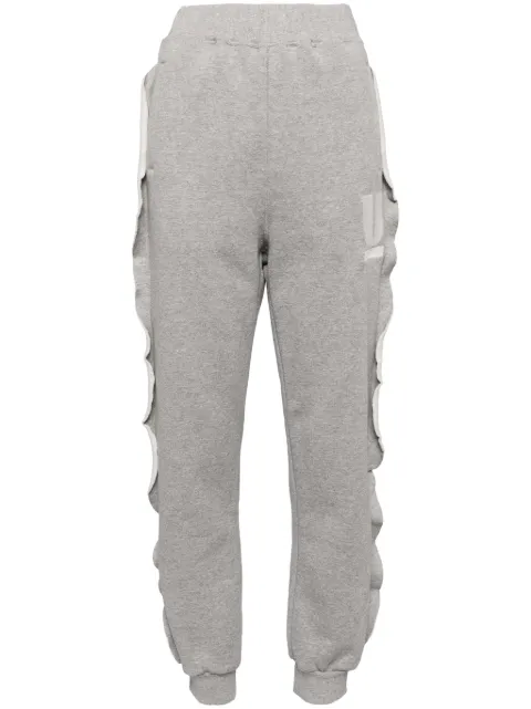 Undercover Frayed-detailing pants Grey UP2D1505