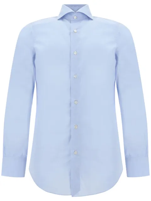 Finamore 1925 Napoli Eduardo shirt Blue 1702MEUPSZL840610