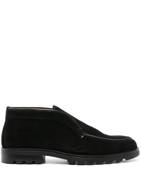 Santoni slip-on suede boots Black MGDC17823NEOBSEYN01