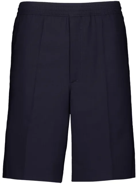 Givenchy wool-poplin Bermuda shorts Blue BM51GY14PY