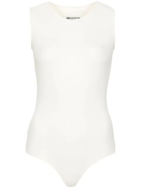 Maison Margiela jersey bodysuit Neutrals S51NA0065S20518
