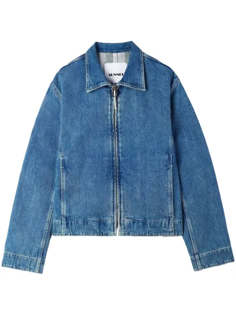 Sunnei denim jacket Blue RTWXOUW004DEN0158072LIGHTWASHEDDENIMWS