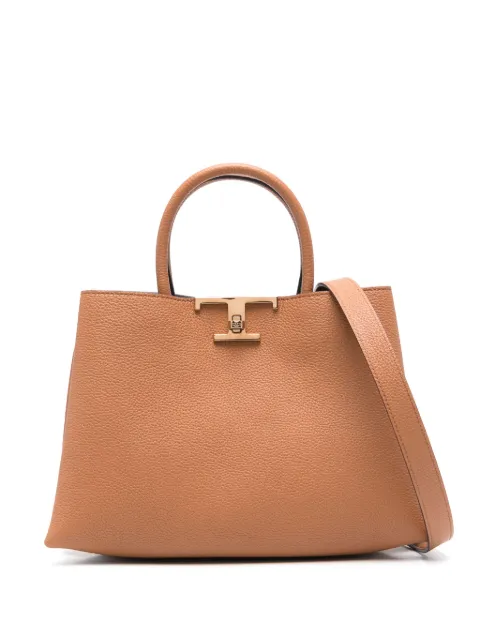 Tod's T Timeless leather tote bag Brown XBWTSQF0200XWZ