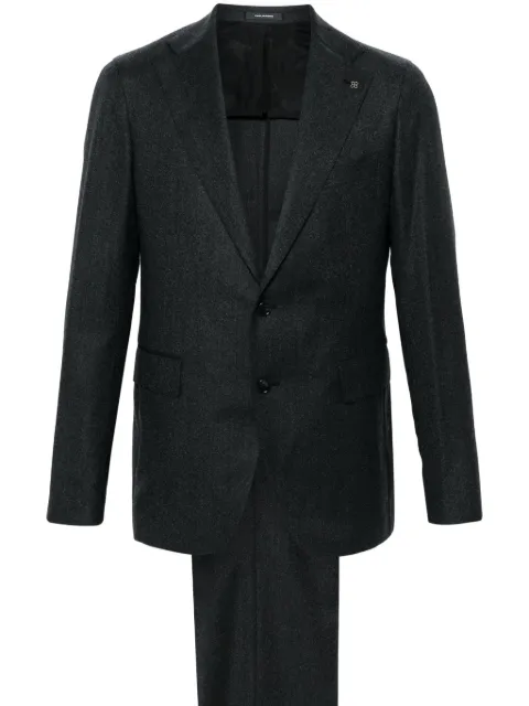 Tagliatore logo-brooch suit Grey 2SVS22B01060036
