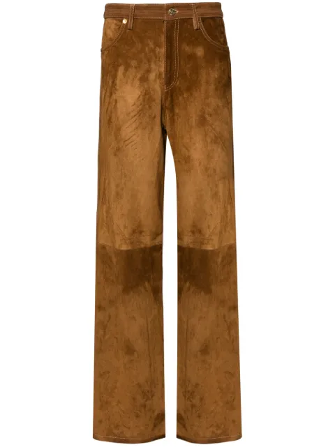 Golden Goose Melany straight-leg trousers Brown GWP01882P001670