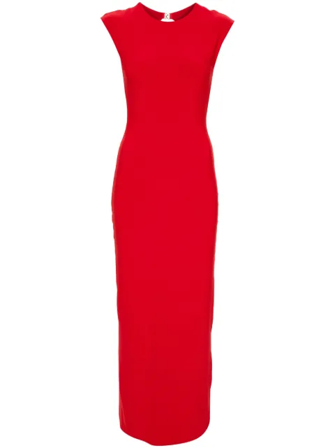 NISSA backless midi dress Red RC15542RED