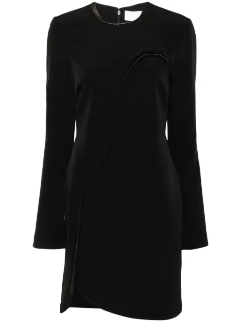 Genny 3D-detailed bodycon minidress Black 77AAO427N0115899