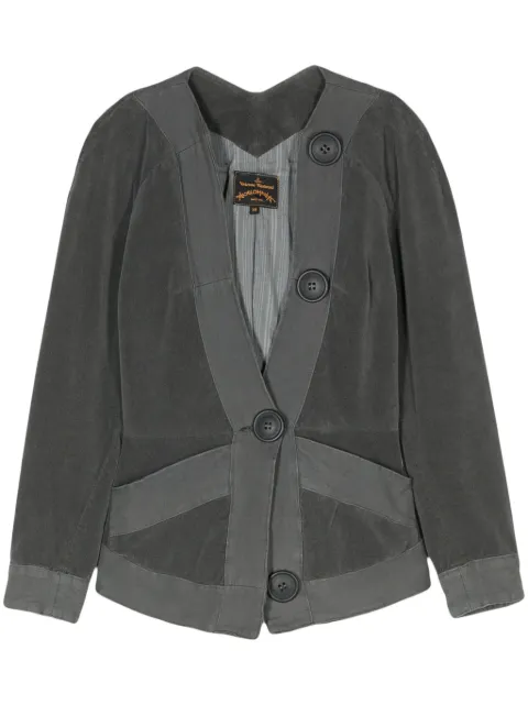 Vivienne Westwood Pre-Owned 2000s raglan jacket Grey VIWE480DN
