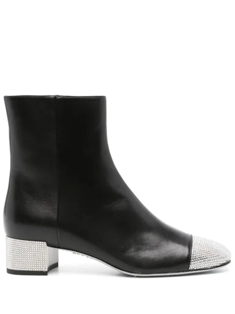 René Caovilla 40mm Bonnie ankle boots Black C11852040NA01