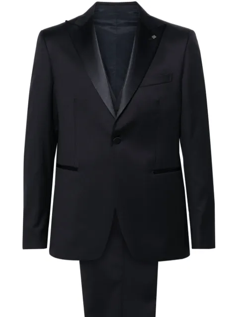 Tagliatore virgin wool suit Blue EFNA15A01060001
