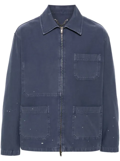 Golden Goose distressed denim jacket Blue GMP01941P001683