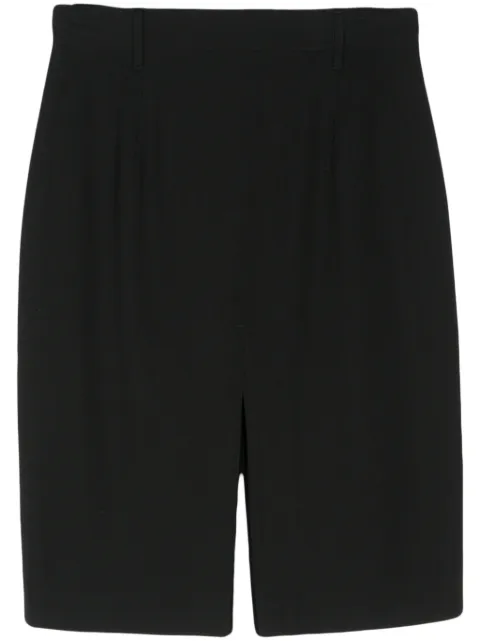 Jean Paul Gaultier Pre-Owned 1990's wool pencil skirt Black GAU280DL