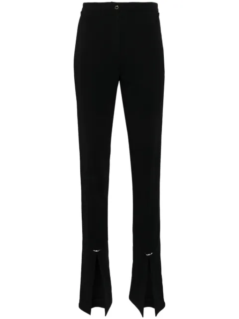 Mugler pierced trousers Black 25P1PA0440470