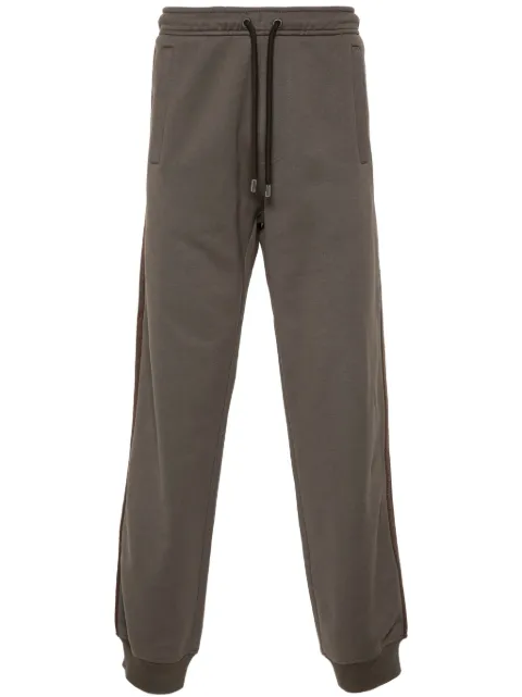 Lanvin chevron-panel drawstring track pants Brown RMTR0063J212A24
