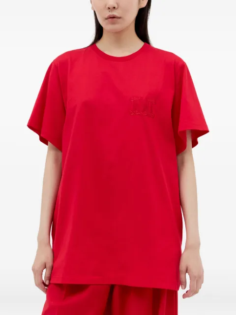 Max Mara embroidered-logo T-shirt Red 2421946021600