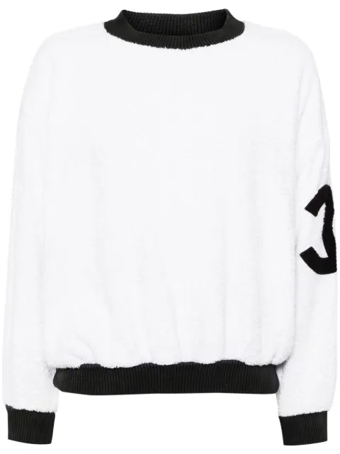 CHANEL Pre-Owned 1990-2000 CC terry-cloth sweatshirt White 162585
