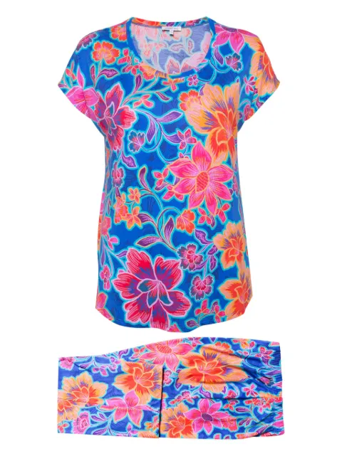 Johnny Was The Bobbie Crop pyjama set Blue MS8824D