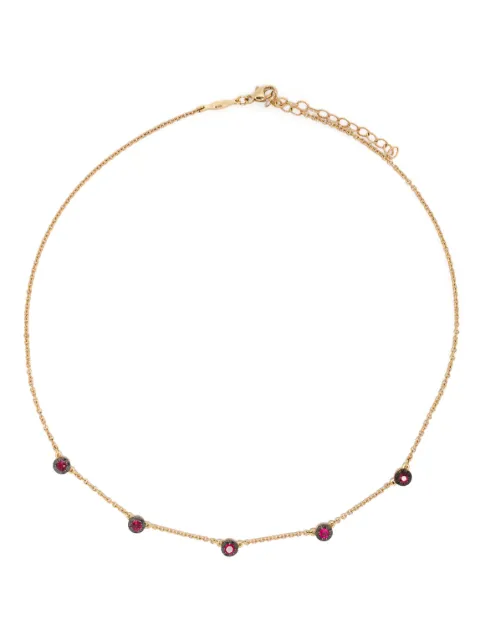 Jacquie Aiche 14kt yellow gold Sophia ruby necklace Gold 2404016