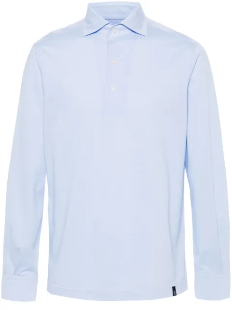 Boggi Milano logo-tag polo shirt Blue BO23C001002