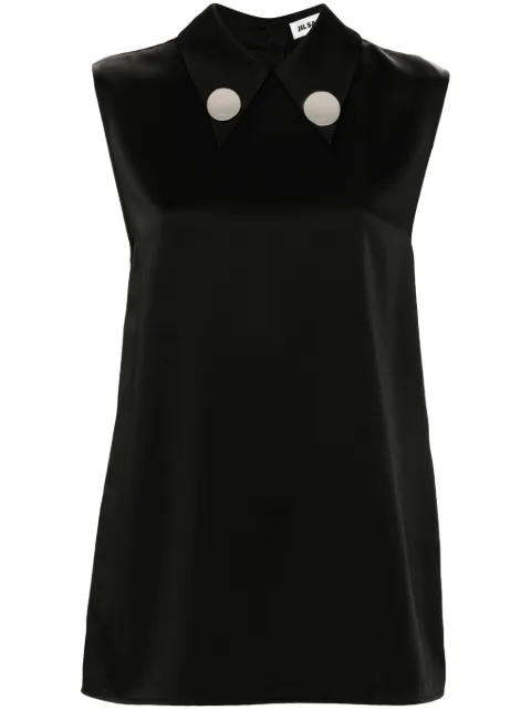 Jil Sander clip-details blouse Black J02NC0234J76018