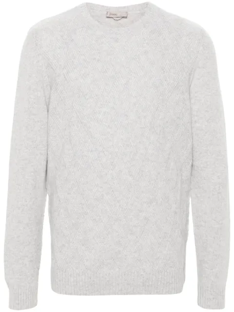 Herno mélange cashmere jumper Grey MG00023UR71021
