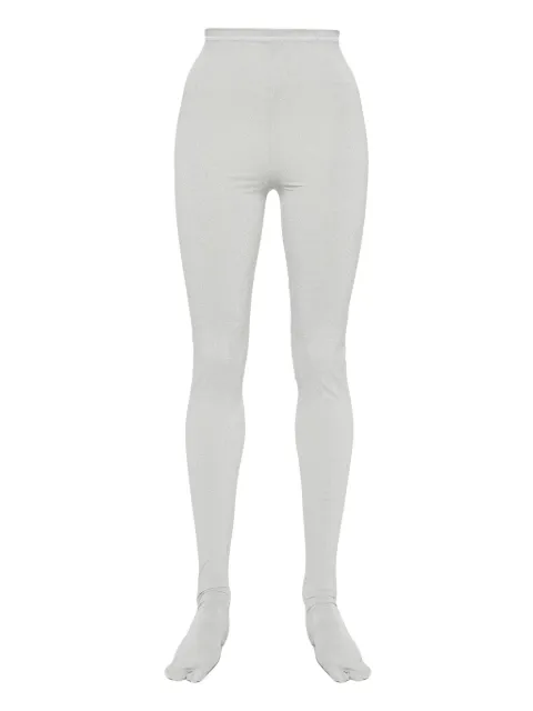 Ioana Ciolacu two-finger tights Silver ID24TG01GRY