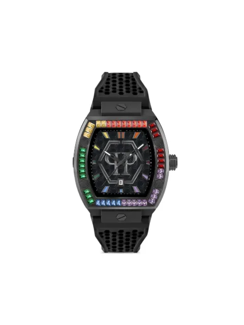Philipp Plein The Hexagon Phantom stainless steel watch Black AADAMWS0257PXV037N