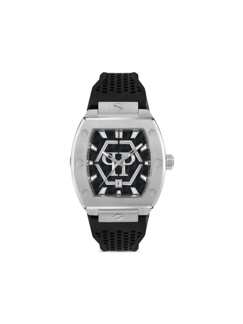 Philipp Plein stainless steel watches The Hexagon Phantom Black AADAMWS0257PXV037N