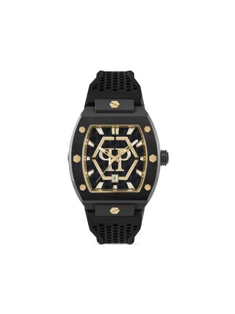 Philipp Plein The Hexagon Phantom stainless steel watch Black AADAMWS0257PXV037N