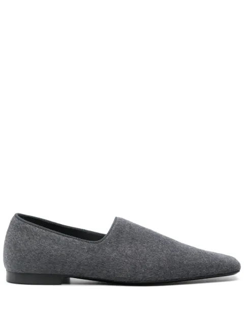 TOTEME The Piped loafers Grey 244WAS0159FB0283074