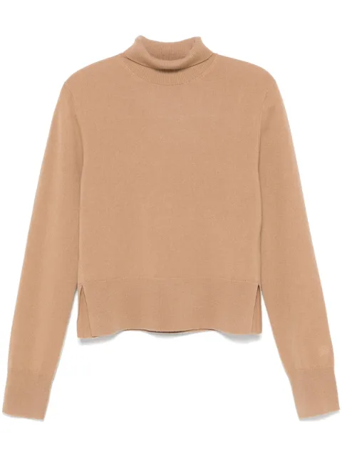 TOTEME 'Cropped Turtleneck' turtleneck sweater Neutrals 244WRT0405YA0016033
