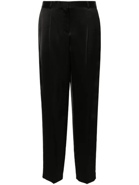TOTEME low-rise satin trousers Black 244WRB0228FB0208001