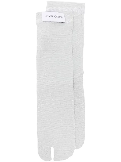 Ioana Ciolacu Sparkle socks Silver IC24TS01