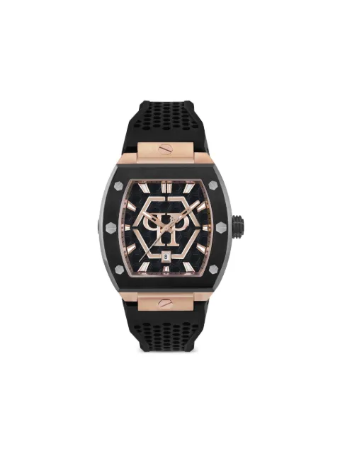 Philipp Plein stainless steel watches The Hexagon Phantom Black AADAMWS0257PXV037N