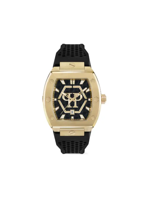 Philipp Plein stainless steel watch The Hexagon Phantom Black AADAMWS0257PXV037N