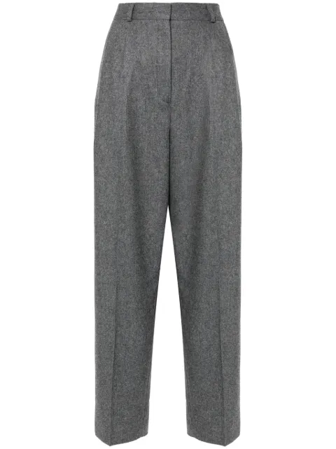 TOTEME double-pleated tailored trousers Grey 244WRB847FB0024074