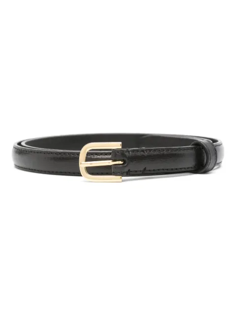 TOTEME thin leather belt Black 244WAM877LE0025001