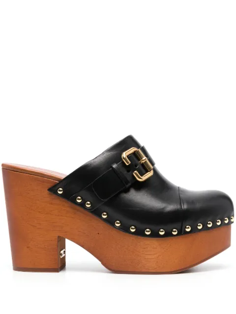 Chloé Jeannette 60mm mules Black CHC24A02TLT