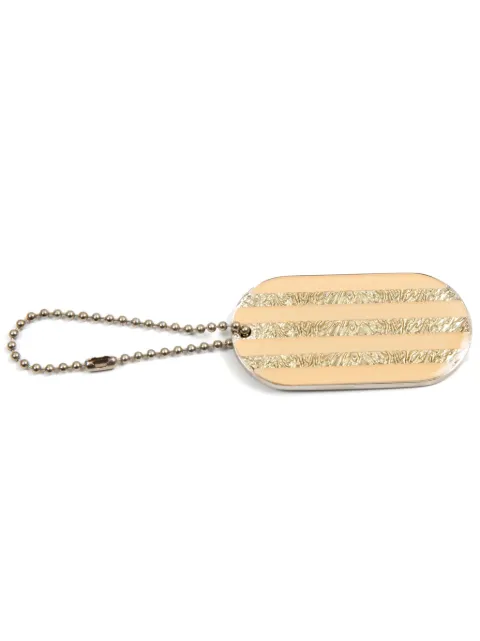 CHANEL Pre-Owned 2000s logo-engraved key ring Neutrals 15015623