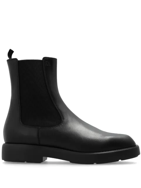 Emporio Armani leather Chelsea boots Black EW000425AF11991
