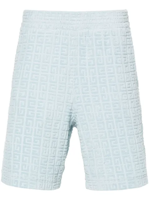 Givenchy jacquard-pattern bermuda shorts Blue BM515J3YF0