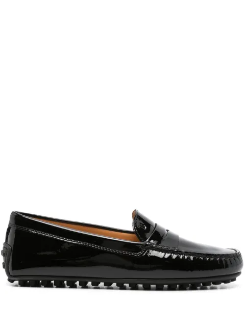 Tod's City Gommino patent-leather loafers Black XXW10L00010OW0