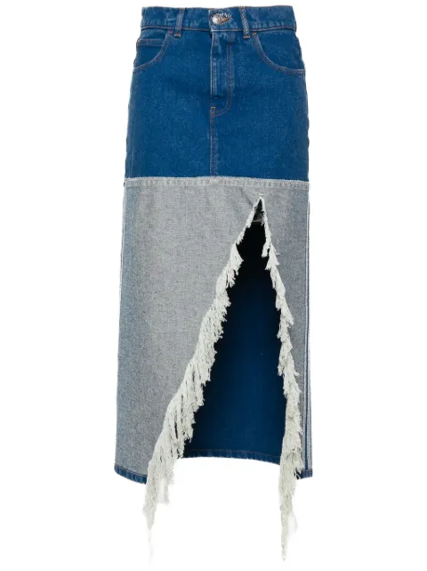 Marni organic cotton denim skirt Blue GOJD0663QSUSCU83