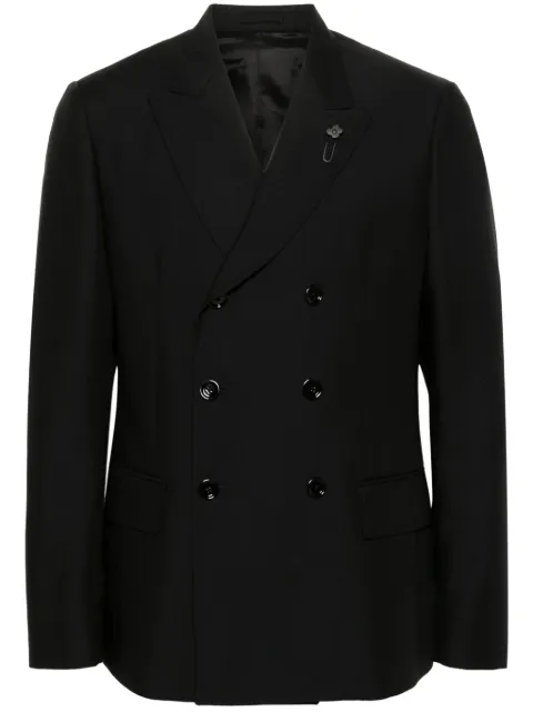 Lardini double-breasted blazer Black IV6902IVSF63410