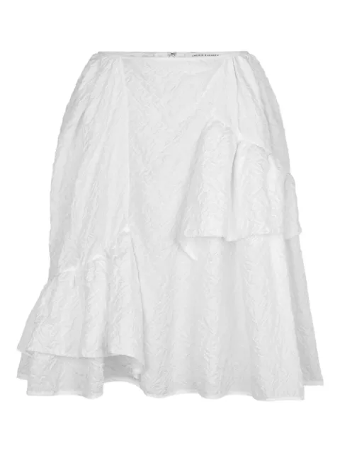 Cecilie Bahnsen ruffled midi skirt White 124RTW17002