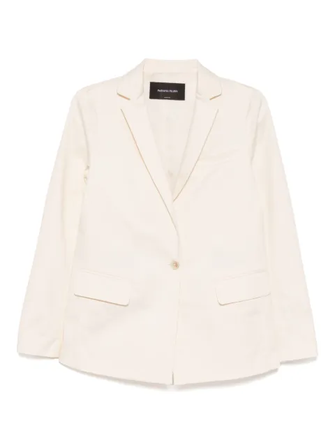 Fabiana Filippi single-breasted blazer Neutrals GCD214F315I946