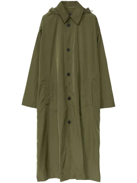 Fabiana Filippi hooded technical-jersey parka coat Green CTD214F198D6420000