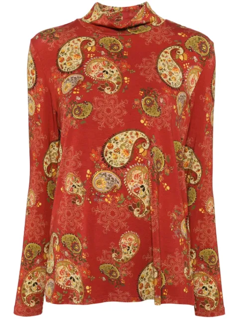 Johnny Was paisley-print T-shirt Red T154239