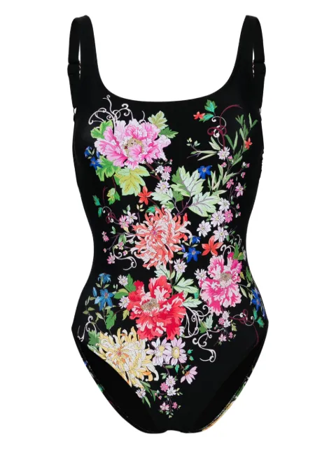 Johnny Was Metalli Notte swimsuit Black CSW2524A