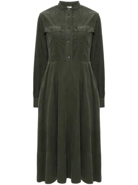ASPESI corduroy midi dress Green 2926G536